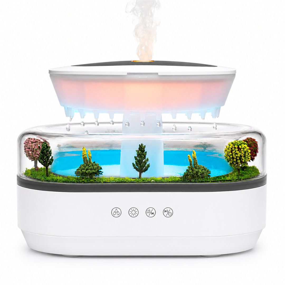 Humidificador Paisaje Lluvia-Aromaterapia Relajante