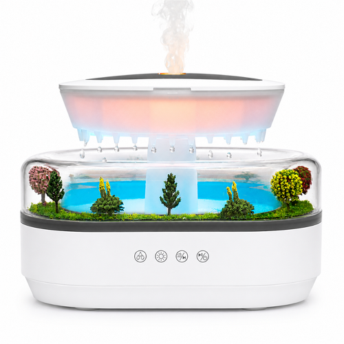 Humidificador Paisaje Lluvia-Aromaterapia Relajante