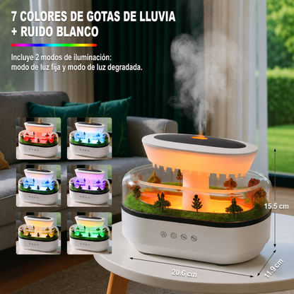 Humidificador Paisaje Lluvia-Aromaterapia Relajante