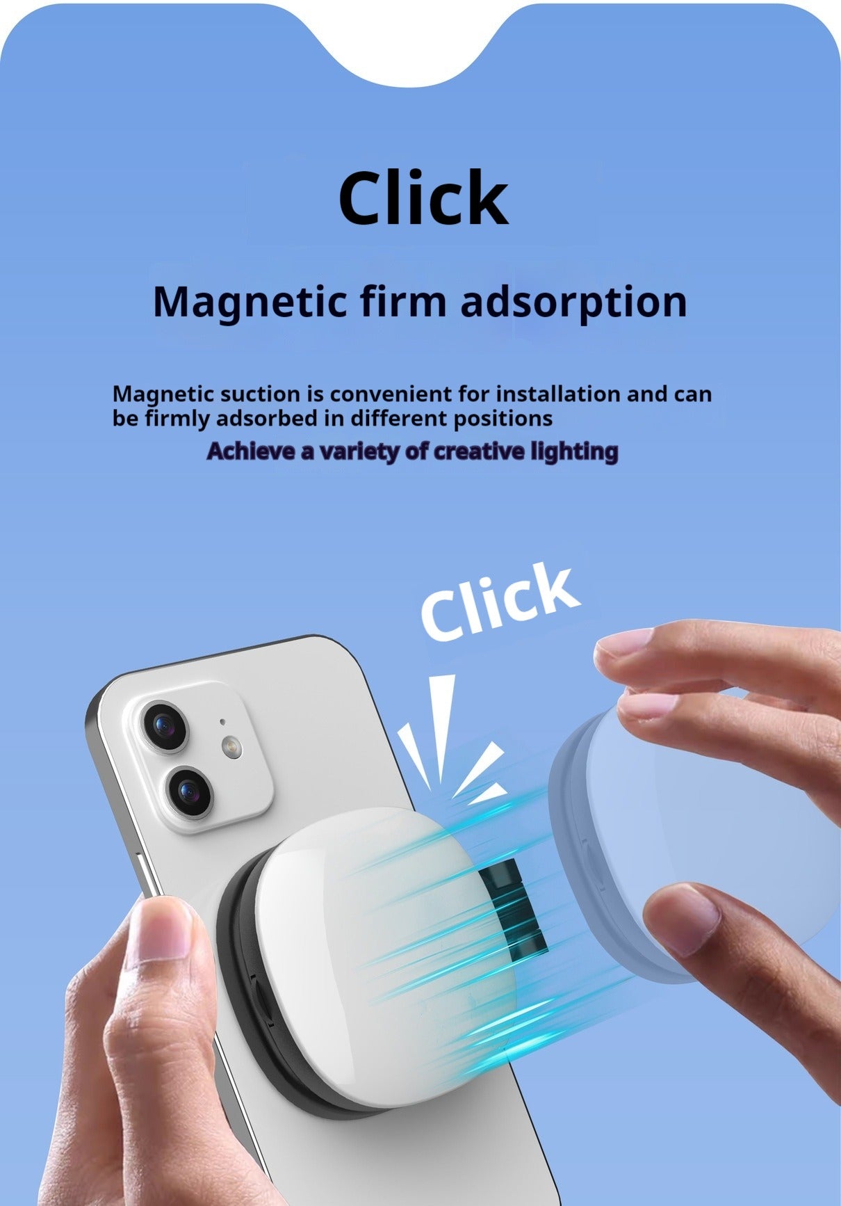 Magnetic Mini Selfie Fill Light for Phones